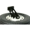 LESU 500581:14 Reserveradhalter Alu schwarz für Alufelgen