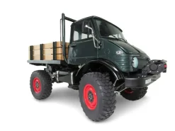 LESU 21015-RTRUM406 4x4 aufgebaut/lackiert aus Metall dunkelgrün 1:10 ARTR