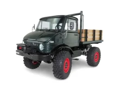 LESU 21015-RTRUM406 4x4 aufgebaut/lackiert aus Metall dunkelgrün 1:10 ARTR