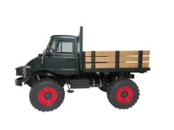 LESU 21015-RTRUM406 4x4 aufgebaut/lackiert aus Metall dunkelgrün 1:10 ARTR
