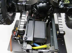 LESU 50153Servohalter für Lenkservo Alu schwarz für 1/14 LKWs