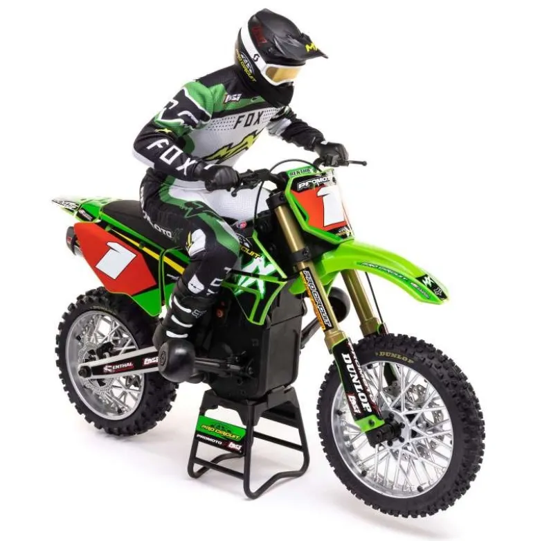 Losi LOS06002RC-Motorrad Promoto-MX Moto 1:4 RTR Akku+Ladegerät, Club MX