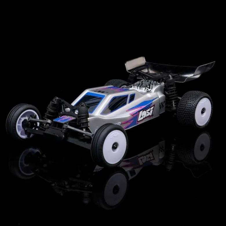 Losi LOS00007T2Micro-B 2WD Buggy RTR 1:24, silber