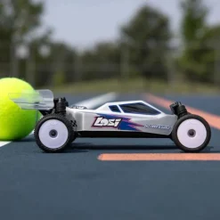 Losi LOS00007T2Micro-B 2WD Buggy RTR 1:24, silber