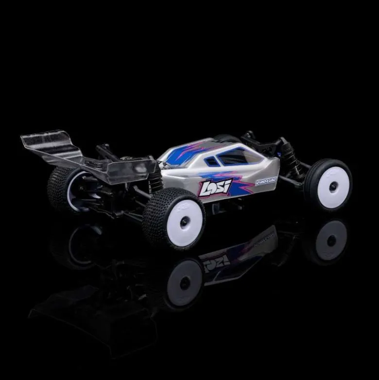Losi LOS00007T2Micro-B 2WD Buggy RTR 1:24, silber