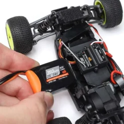 Losi LOS-1392T1Micro-T 2S 2WD Stadium Truck RTR 1:28, weiß Akku und Ladegerät inklusive