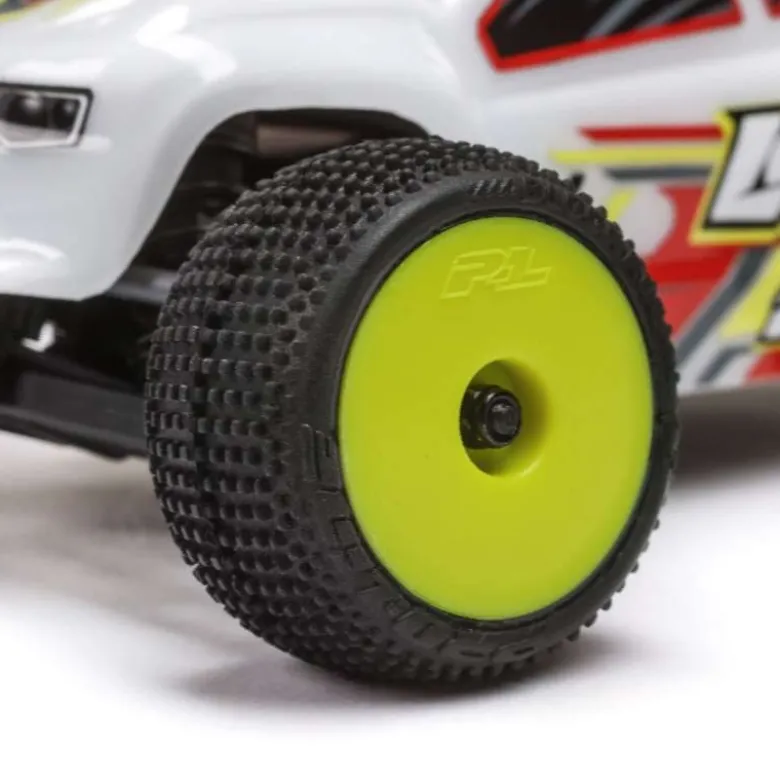 Losi LOS-1392T1Micro-T 2S 2WD Stadium Truck RTR 1:28, weiß Akku und Ladegerät inklusive