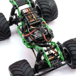 Losi LOS01026T1Mini LMT 4X4 Brushed Monster Truck 1:18 RTR, Grave Digger