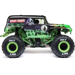 Losi LOS01026T1Mini LMT 4X4 Brushed Monster Truck 1:18 RTR, Grave Digger