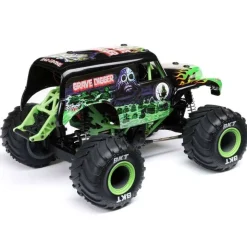 Losi LOS01026T1Mini LMT 4X4 Brushed Monster Truck 1:18 RTR, Grave Digger