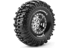 Louise LOUT3231VBCCR-CHAMP 1.9 supersoft Crawler-Komplettrad chrome 1:10