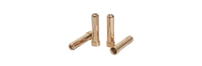 LRP 65811LRP 5mm auf 4mm Gold Works Team Adapterstecker (4 Stück)
