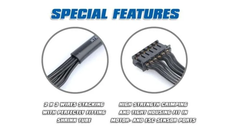 LRP 820200Sensorkabel 'High Flex' 200mm V2