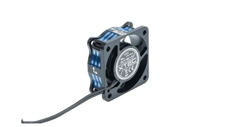 LRP 501857WorksTeam Aluminium SuperHighRev. Motorlüfter 40x40x15mm 1S/2S - Empfängerstecker