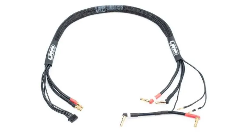 LRP 4991002x 2S-Ladekabel - 60cm - 4mm XH / 4/5mm & 2mm
