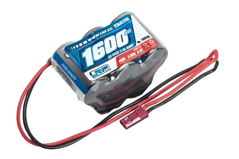LRP 430600XTEC RX-pack Hump 2/3A NiMH - BEC - 6.0V - 1600mAh