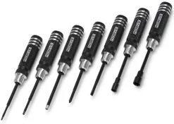 M-Drive MD45000Mini Werkzeug-Set 7-teilig, Sechskant-, Steckschlüssel