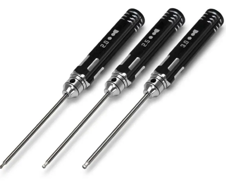 M-Drive MD22000Werkzeug-Set 3-teilig Innensechskantschlüssel mit Kugel 2.0 / 2.5 / 3.0 mm