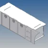 MDTech 9133-2A(R)Vollprofilbox für MAN 2-Achser von Tamiya 1:14 - rechts
