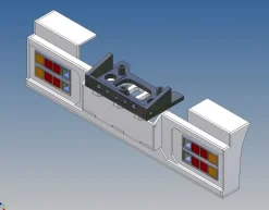 MDTech 9501-C24KStoßstange für 2-Achser LKW Tamiya 1:14 2x4 Kammerleuchten