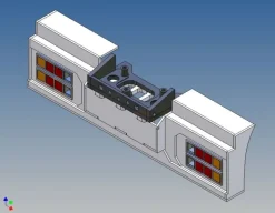 MDTech 9502-C24KStoßstange für 3-Achser LKW 1:14 Carson 2x4 Kammerleuchten