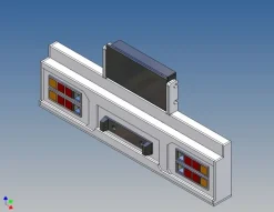 MDTech 9507-C24KStoßstange für Tamiya Kühlauflieger 1:14 2x4 Kammerleuchten