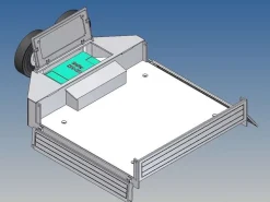 MDTech 9345-GOPLA-B2Ladeplattform für Carson Goldhofer STN-L3 M1:14 mit Beier SM/LM Aussparung, mit zwei Ersatzradhalter