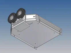MDTech 9345-GOPLA-B2Ladeplattform für Carson Goldhofer STN-L3 M1:14 mit Beier SM/LM Aussparung, mit zwei Ersatzradhalter