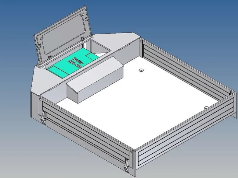 MDTech 9345-GOPLA-B0Ladeplattform für Carson Goldhofer STN-L3 M1:14 mit Beier SM/LM Aussparung, ohne Ersatzradhalter
