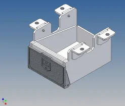 MDTech 9345-G043Stauboxen Paar (43mm) für Carson Goldhofer Tieflader 1:14