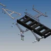 MDTech 8022-oDT2-Achs Dolly für Tamiya LKWs 1:14 Zwillingsbereifung