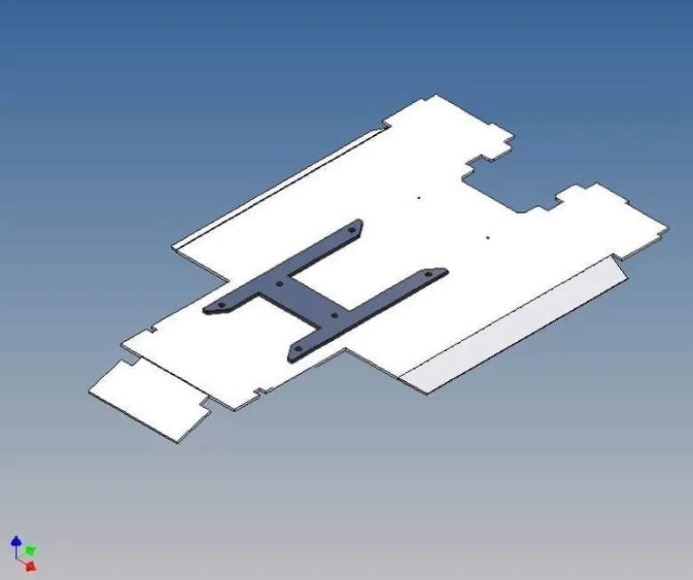 MDTech 9815-01(O)Rahmenabdeckung für Tamiya Volvo 2-Achser 1:14 (clean)