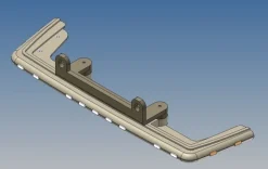 MDTech 2020-9861-RRWUnterbau für Stoßstange halbrundes Profil für 1:14 Scania