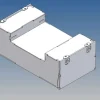 MDTech 9213-100Staubox mit Klappdeckel 100x66mm für Carson Trailerrahmen