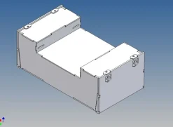 MDTech 9213-100Staubox mit Klappdeckel 100x66mm für Carson Trailerrahmen
