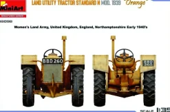 MiniArt 550038098Ackerschlepper Standard N Orange Mod.39, Bausatz, 1:35