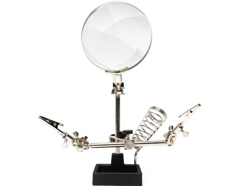 Modelcraft 492902Helfende Hand inkl. große Lupe mit Lötständer