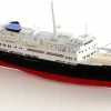 Modell Tec 24525MS Finnmarken - Hurtigruten Schiff 1:60 Holz Bausatz