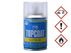 Mr. Hobby B503B-503 Mr. Top Coat Flat Spray 86 ml Klarlack matt