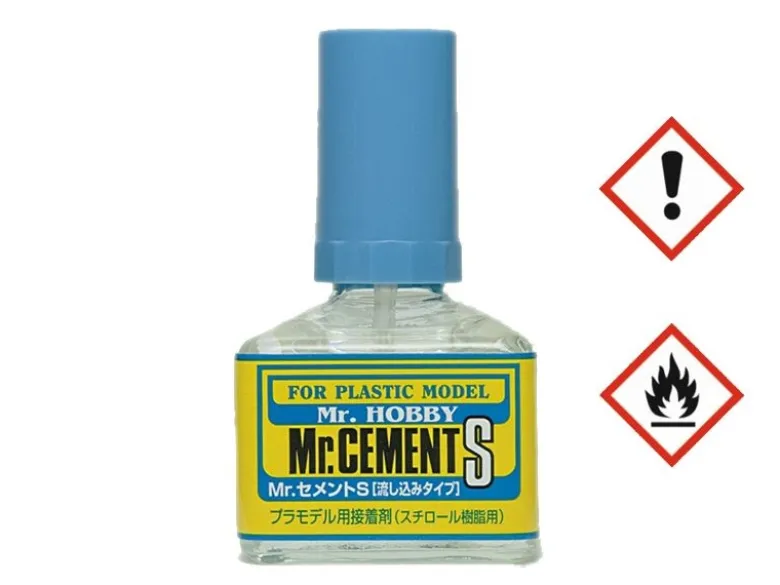 Mr. Hobby MC129Mr. Cement S (dünn) - Kunststoffkleber 40ml
