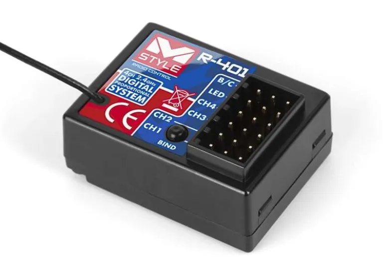 Mstyle M-002RC-Einstiegsset Fernsteuerung, Servo, Akku und Ladegerät