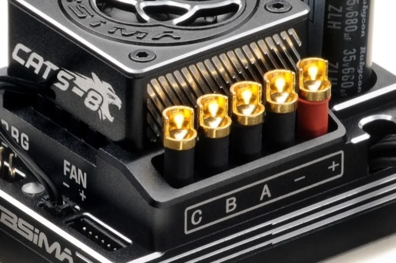 NEUAbsima 2110101V2Brushless Regler 1:8 Competition ESC 'CATS-8V2' 200A