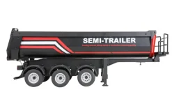 NEUAMEWI 22778Dreiachs-Sattelauflieger mit Kippmulde 1:18 RTR anthrazit