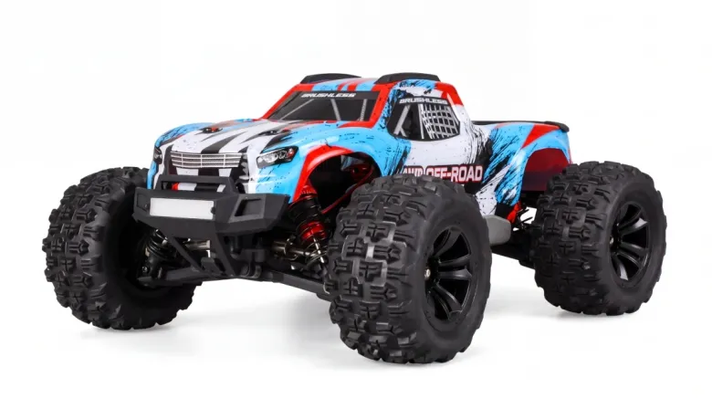 NEUAMEWI 22796Hyper Go Monstertruck V2 brushless 4WD 1:16 RTR blau/weiß
