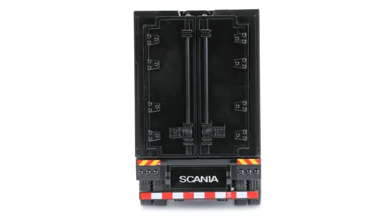 NEUAMEWI 22785Mini-Scania 730 S mit Kofferauflieger 4WD 1:64 RTR schwarz proportional