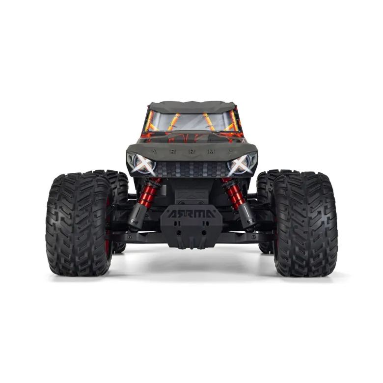 NEUARRMA ARA4437T1QUAKE 4S DSC 1:8 4X4 RTR Brushless Monster Truck Schwarz/Rot