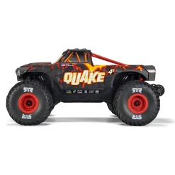 NEUARRMA ARA4437T1QUAKE 4S DSC 1:8 4X4 RTR Brushless Monster Truck Schwarz/Rot