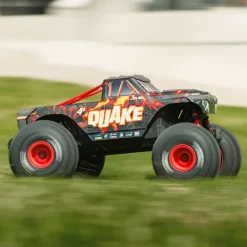 NEUARRMA ARA4437T1QUAKE 4S DSC 1:8 4X4 RTR Brushless Monster Truck Schwarz/Rot