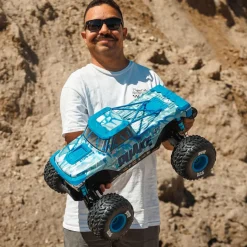 NEUARRMA ARA4437T2QUAKE 4S DSC 1:8 4X4 RTR Brushless Monster Truck Weiß/Blau