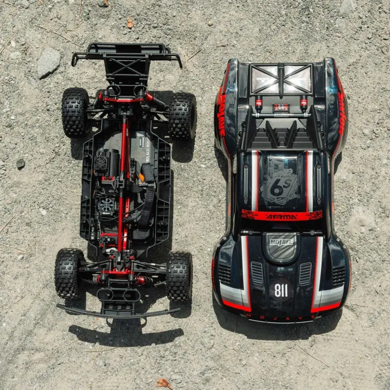 NEUARRMA ARA7704V3T1MOJAVE 6S EXB 4X4 RTR Brushless Desert Truck 1:7, Black